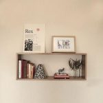 Bhony wall shelf