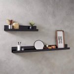 Piano wall shelves