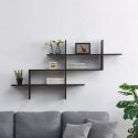Wood Elongated Decorative Wall Shelf