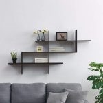 Wood Elongated Decorative Wall Shelf