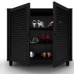 2-door wooden shoe cabinet